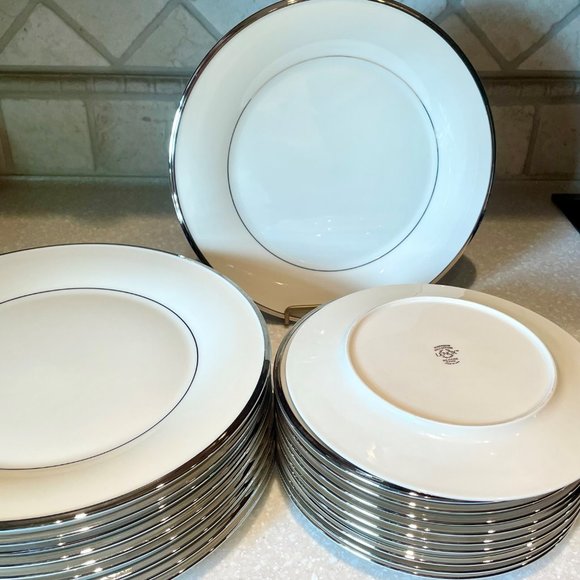 Lenox Dining Lenox Solitare Dinner Plate Ivory Porcelain China